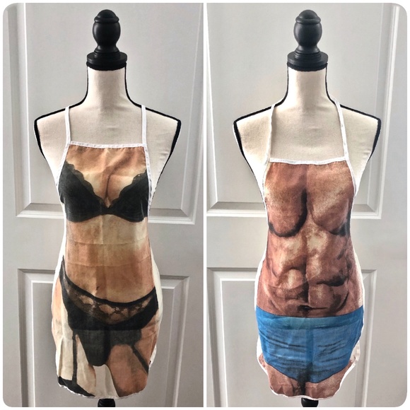 HIS & HERS Matching Sexy Aprons - Picture 1 of 1